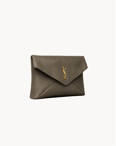 ysl cassandre large envelope pouch in lambskin|CASSANDRE large envelope pouch in lambskin .